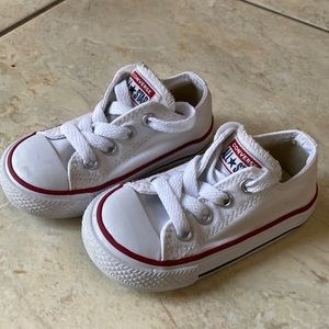 Toddler White Converse Shoes